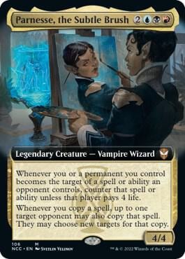 Parnesse, the Subtle Brush (Extended Art), Commander: Streets of New Capenna 106