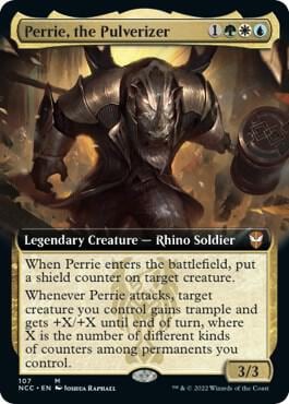 Perrie, the Pulverizer (Extended Art), Commander: Streets of New Capenna 107