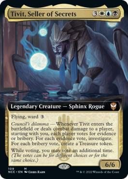 Tivit, Seller of Secrets (Extended Art), Commander: Streets of New Capenna 109