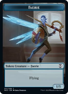 Faerie // Rogue Double-Sided Token, Commander: Streets of New Capenna 11 // 7