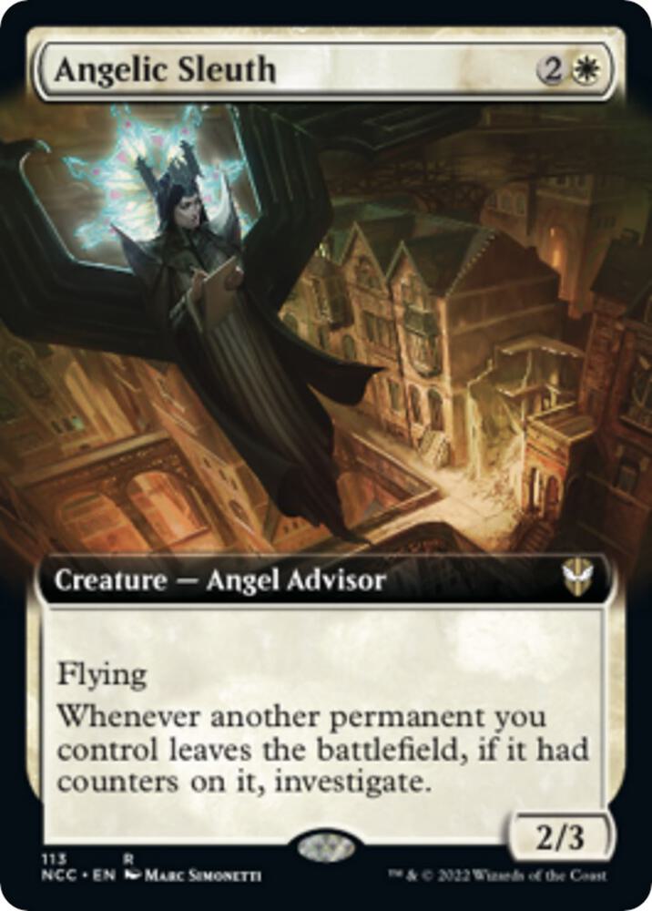 Angelic Sleuth (Extended Art), Commander: Streets of New Capenna 113