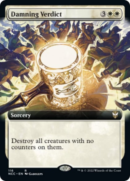 Damning Verdict (Extended Art), Commander: Streets of New Capenna 116