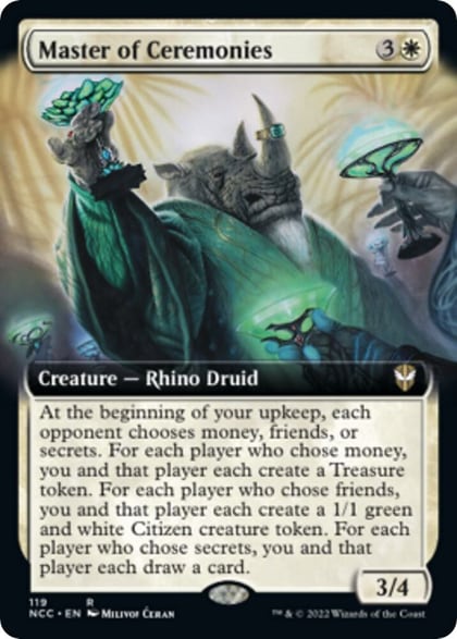 Master of Ceremonies (Extended Art), Commander: Streets of New Capenna 119