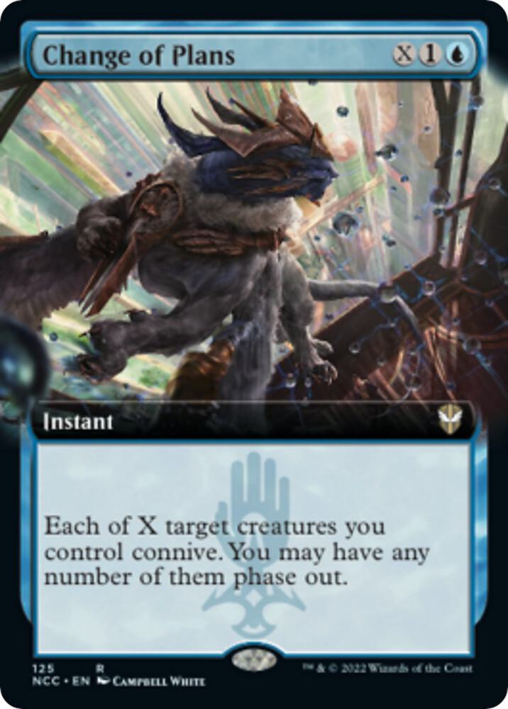 Change of Plans (Extended Art), Commander: Streets of New Capenna 125
