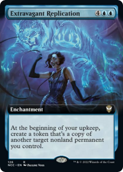 Extravagant Replication (Extended Art), Commander: Streets of New Capenna 126