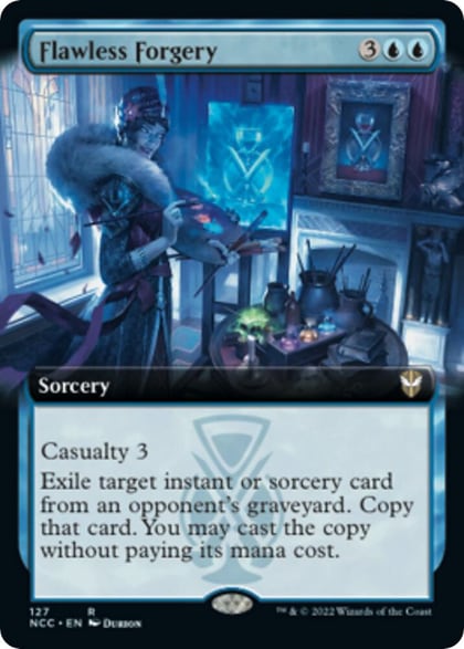 Flawless Forgery (Extended Art), Commander: Streets of New Capenna 127