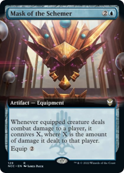 Mask of the Schemer (Extended Art), Commander: Streets of New Capenna 129