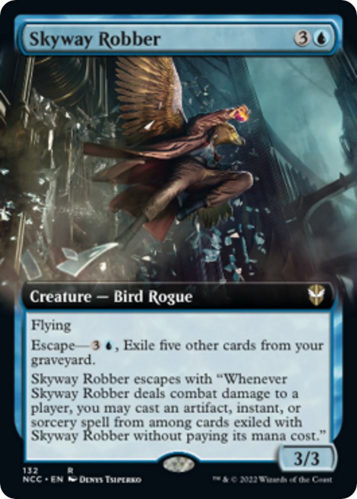 Skyway Robber (Extended Art), Commander: Streets of New Capenna 132