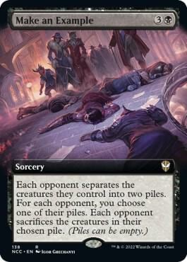 Make an Example (Extended Art), Commander: Streets of New Capenna 138