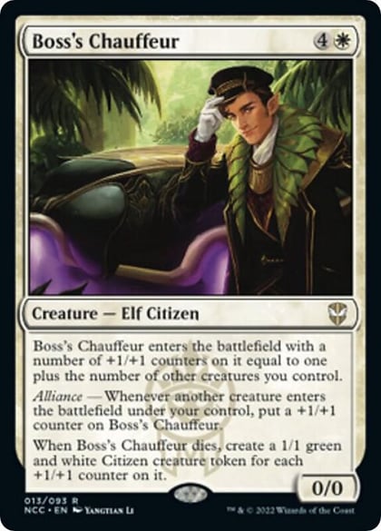 Boss's Chauffeur, Commander: Streets of New Capenna 13