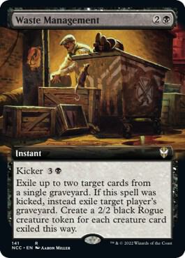 Waste Management (Extended Art), Commander: Streets of New Capenna 141