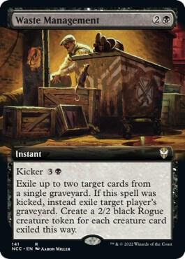 Waste Management (Extended Art), Commander: Streets of New Capenna 141
