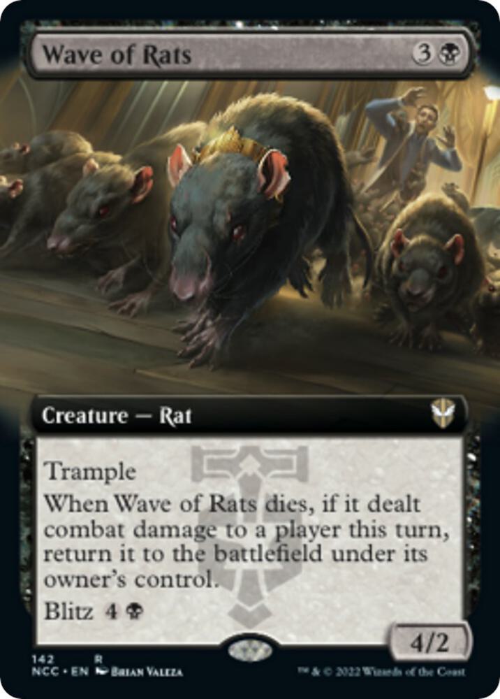 Wave of Rats (Extended Art), Commander: Streets of New Capenna 142