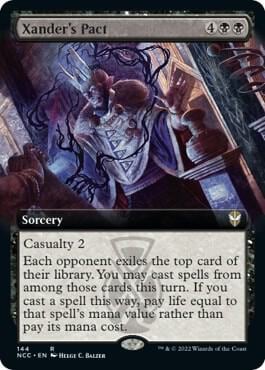 Xander's Pact (Extended Art), Commander: Streets of New Capenna 144