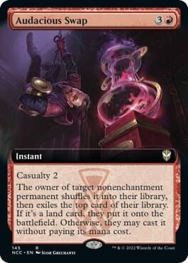 Audacious Swap (Extended Art), Commander: Streets of New Capenna 145