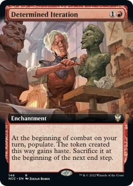 Determined Iteration (Extended Art), Commander: Streets of New Capenna 146