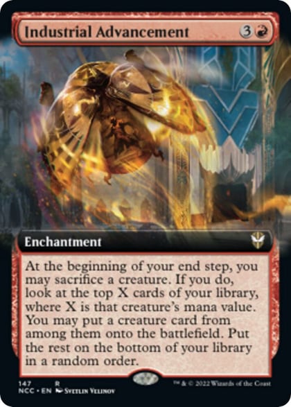 Industrial Advancement (Extended Art), Commander: Streets of New Capenna 147