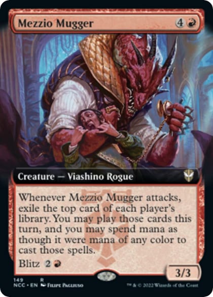 Mezzio Mugger (Extended Art), Commander: Streets of New Capenna 149