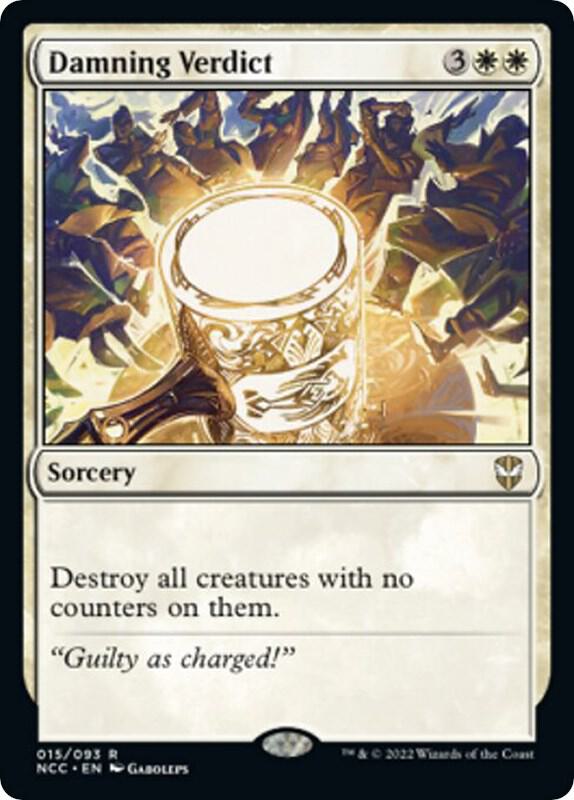 Damning Verdict, Commander: Streets of New Capenna 15