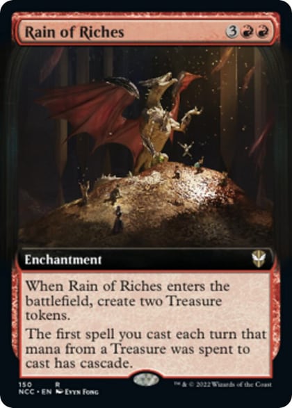 Rain of Riches (Extended Art), Commander: Streets of New Capenna 150