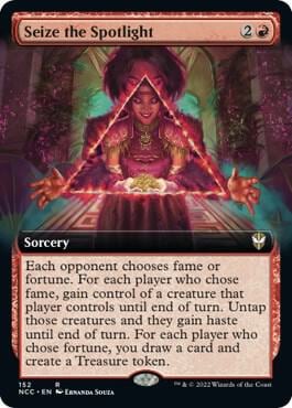 Seize the Spotlight (Extended Art), Commander: Streets of New Capenna 152