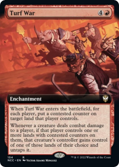 Turf War (Extended Art), Commander: Streets of New Capenna 154