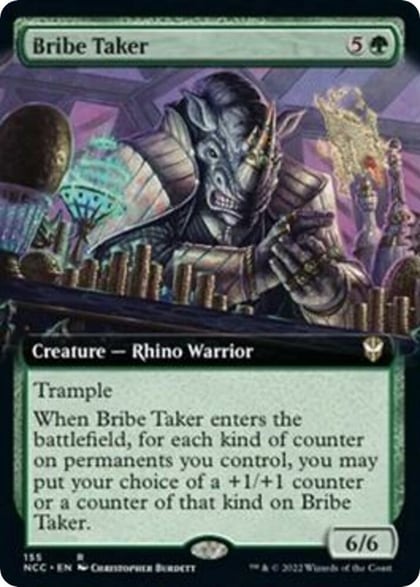 Bribe Taker (Extended Art), Commander: Streets of New Capenna 155