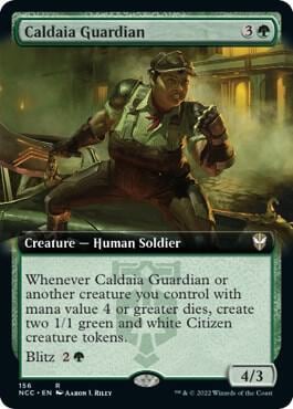 Caldaia Guardian (Extended Art), Commander: Streets of New Capenna 156