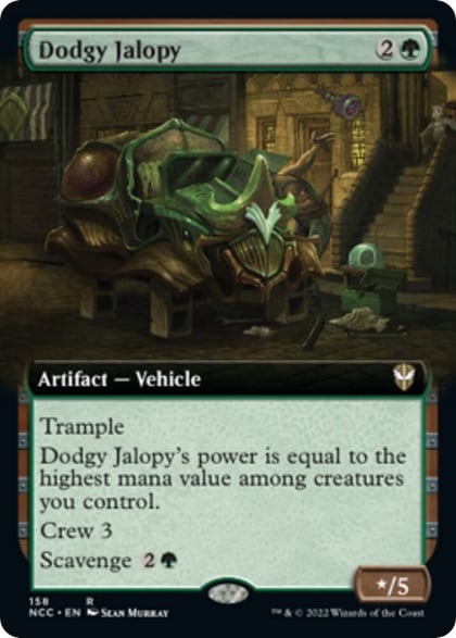 Dodgy Jalopy (Extended Art), Commander: Streets of New Capenna 158