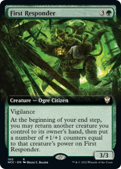 First Responder (Extended Art), Commander: Streets of New Capenna 160