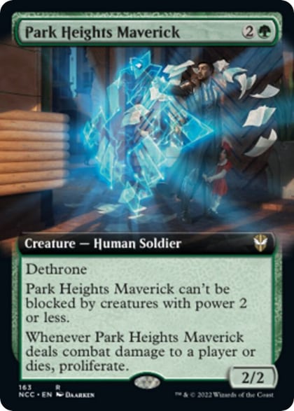 Park Heights Maverick (Extended Art), Commander: Streets of New Capenna 163