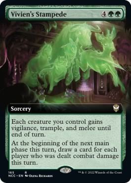 Vivien's Stampede (Extended Art), Commander: Streets of New Capenna 165