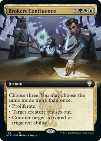 Brokers Confluence (Extended Art), Commander: Streets of New Capenna 168