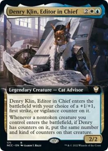 Denry Klin, Editor in Chief (Extended Art), Commander: Streets of New Capenna 171