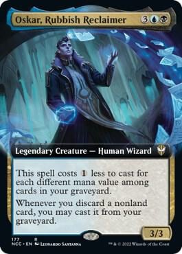 Oskar, Rubbish Reclaimer (Extended Art), Commander: Streets of New Capenna 177