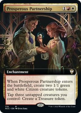 Prosperous Partnership (Extended Art), Commander: Streets of New Capenna 178
