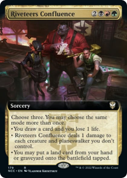 Riveteers Confluence (Extended Art), Commander: Streets of New Capenna 179