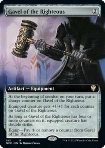Gavel of the Righteous (Extended Art), Commander: Streets of New Capenna 183
