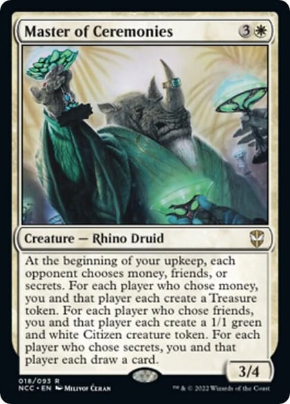Master of Ceremonies, Commander: Streets of New Capenna 18