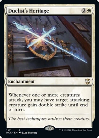 Duelist's Heritage, Commander: Streets of New Capenna 197