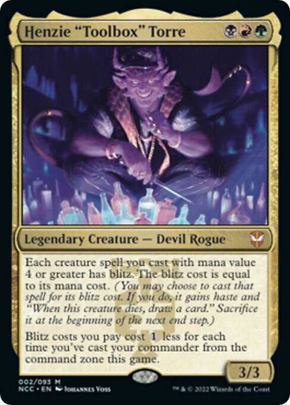 Henzie "Toolbox" Torre, Commander: Streets of New Capenna 2
