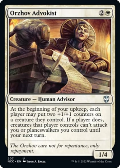 Orzhov Advokist, Commander: Streets of New Capenna 207