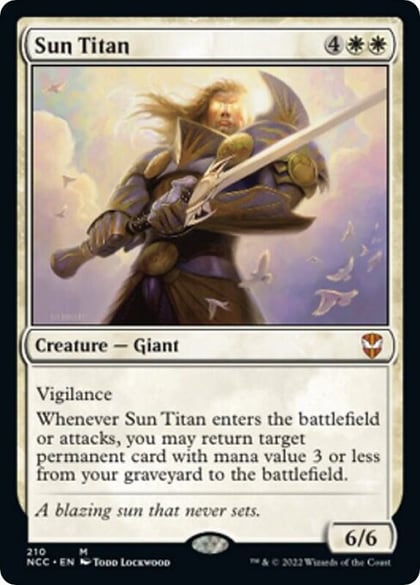 Sun Titan, Commander: Streets of New Capenna 210