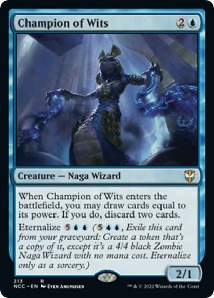 Champion of Wits, Commander: Streets of New Capenna 213