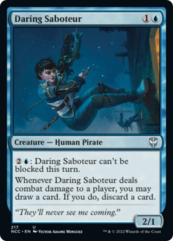 Daring Saboteur, Commander: Streets of New Capenna 217