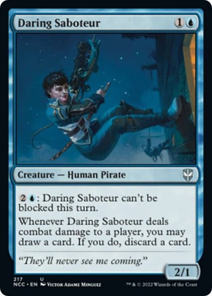 Daring Saboteur, Commander: Streets of New Capenna 217