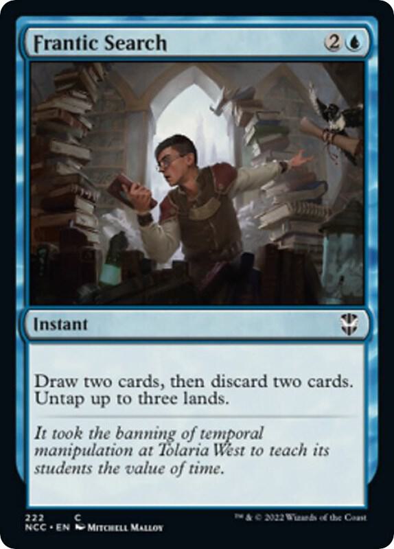 Frantic Search, Commander: Streets of New Capenna 222