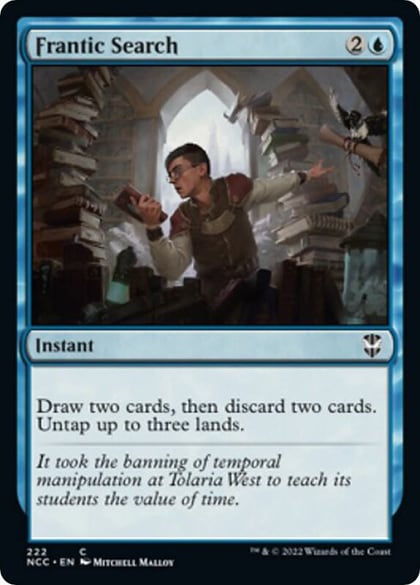 Frantic Search, Commander: Streets of New Capenna 222