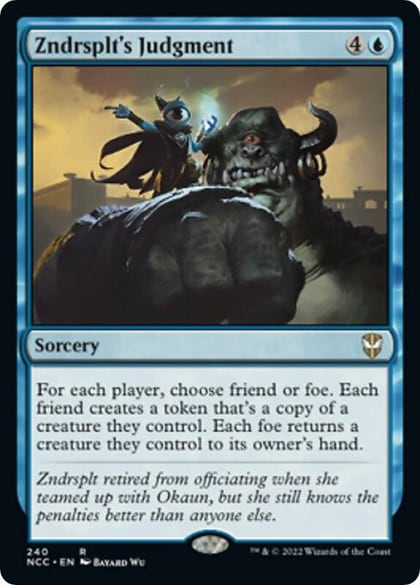 Zndrsplt's Judgment, Commander: Streets of New Capenna 240