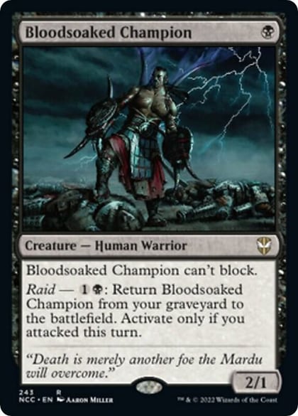 Bloodsoaked Champion, Commander: Streets of New Capenna 243